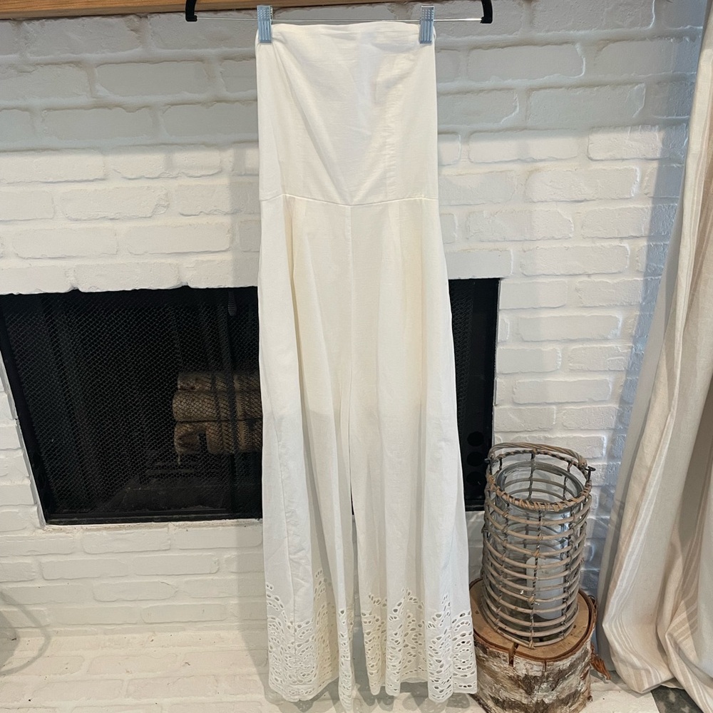 Minkpink white jumpsuit size small